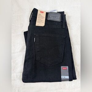 27x32 Levi's Black 720 High-Rise Super Skinny Jeans